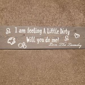Funny laundry sign